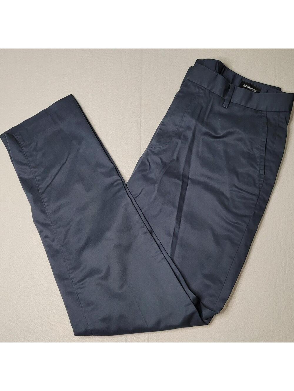 Bonobos Weekday Monday Warrior Blue Stretch Chino Pants Slim Fit (Men’s 35x34)